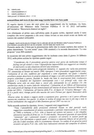 link alla prova di presentazione mia petizione